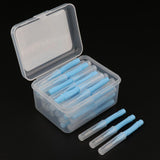 Maxbell 40 Pieces/ Box Dental Interdental Brush Tooth Pick Flosser Toothpick Sticks  Blue 1mm