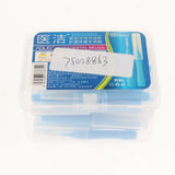 Maxbell 40 Pieces/ Box Dental Interdental Brush Tooth Pick Flosser Toothpick Sticks  Blue 1mm