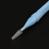 Maxbell 40 Pieces/ Box Dental Interdental Brush Tooth Pick Flosser Toothpick Sticks  Blue 1mm