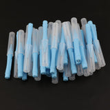 Maxbell 40 Pieces/ Box Dental Interdental Brush Tooth Pick Flosser Toothpick Sticks  Blue 1mm
