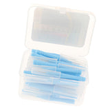 Maxbell 40 Pieces/ Box Dental Interdental Brush Tooth Pick Flosser Toothpick Sticks  Blue 1mm