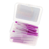 Maxbell 40 Pieces/ Box Dental Interdental Brush Tooth Pick Flosser Toothpick Sticks  Purple 1.5mm