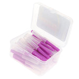 Maxbell 40 Pieces/ Box Dental Interdental Brush Tooth Pick Flosser Toothpick Sticks  Purple 1.5mm