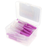 Maxbell 40 Pieces/ Box Dental Interdental Brush Tooth Pick Flosser Toothpick Sticks  Purple 1.5mm