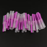Maxbell 40 Pieces/ Box Dental Interdental Brush Tooth Pick Flosser Toothpick Sticks  Purple 1.5mm