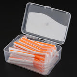 22x Interdental Brush Toothpick Floss Teeth Cleaning Brush Orange 0.6mm