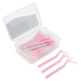 Max 22x Interdental Brush Toothpick Floss Teeth Cleaning Brush Pink 0.7mm