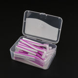 22x Interdental Brush Toothpick Floss Teeth Cleaning Brush Purple 1.2-1.5mm