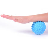 Soft Trigger Point Deep Tissue Spiky Massage Roller Ball with a Bag Blue