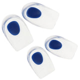 Max Silicone Gel Heel Cups Shoe Inserts for Plantar Fasciitis Sore Heel Pain S - Aladdin Shoppers