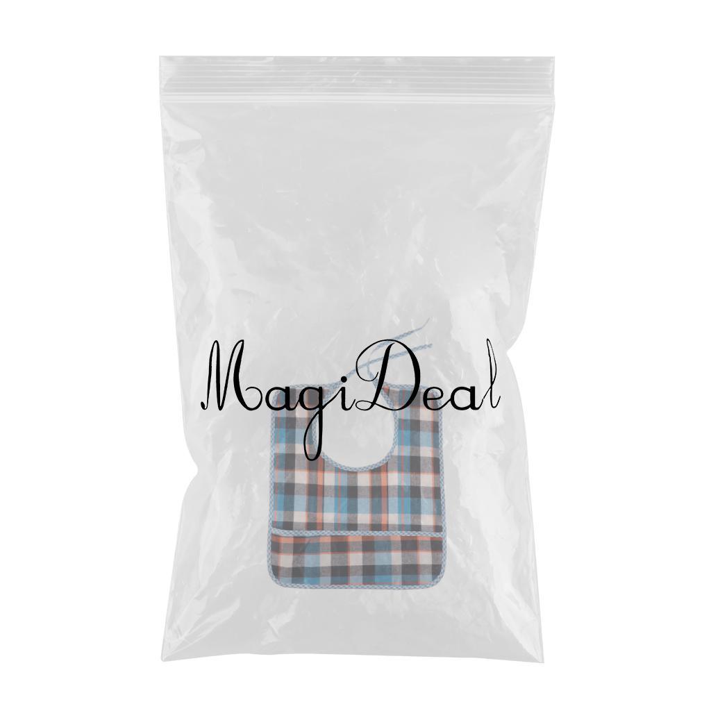 Max Pure Cotton Eating Bibs Dining Clothing Protectors for Elderly Adults 01