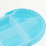 Max Pill Box Medicine Organizer Container Case Storage Holder for Purse Blue - Aladdin Shoppers