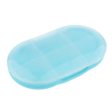 Max Pill Box Medicine Organizer Container Case Storage Holder for Purse Blue - Aladdin Shoppers