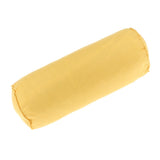 Orthopedic Neck Roll Pillow Round Cervical Support Pillow Lemon Yellow