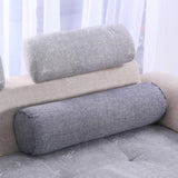 Orthopedic Neck Roll Pillow Round Cervical Support Spine Pillow Gray