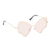 Max Resin Frame Sunglasses Travel Party Eyeglasses For Women Men Champagne
