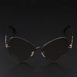 Max Resin Frame Sunglasses Travel Party Eyeglasses For Women Men Champagne