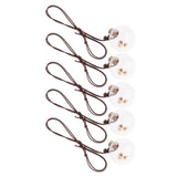 Max 5 Pieces Refillable Car Decor Perfume Bottle Pendants Bottle for Home 3.5cm