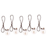 Max 5 Pieces Refillable Car Decor Perfume Bottle Pendants Bottle for Home 3.5cm