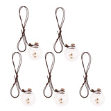 Max 5 Pieces Refillable Car Decor Perfume Bottle Pendants Bottle for Home 3.5cm