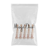 Max 5 Pieces Cute Refillable Car Decor Perfume Bottle Pendants Bottle Snowman