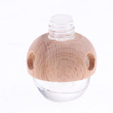 Max 5 Pieces Cute Refillable Car Decor Perfume Bottle Pendants Bottle Snowman