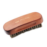 Beard Mustache Facial Hair Grooming Brush for Men Barber Brown Wood