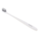 Adults Bamboo Charcoal Fiber Toothbrush Soft Bristle Tooth Brush White