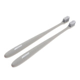 Maxbell 2 Pieces Women Men Soft-bristle Toothbrush Oral Care Tooth Brush Khaki
