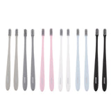 Maxbell 2 Pieces Women Men Soft-bristle Toothbrush Oral Care Tooth Brush Khaki