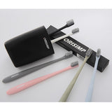 Maxbell 2 Pieces Women Men Soft-bristle Toothbrush Oral Care Tooth Brush Khaki