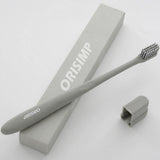 Maxbell 2 Pieces Women Men Soft-bristle Toothbrush Oral Care Tooth Brush Khaki