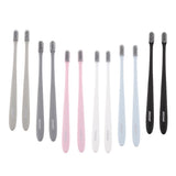 Maxbell 2 Pieces Women Men Soft-bristle Toothbrush Oral Care Tooth Brush Khaki