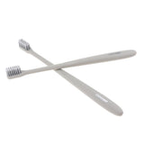 Maxbell 2 Pieces Women Men Soft-bristle Toothbrush Oral Care Tooth Brush Khaki
