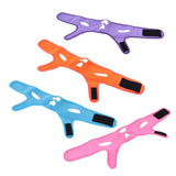 Maxbell Elastic Face Chin Shaper Strap Belt V Line Facial Neck Lifting Tool Pink
