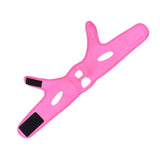 Maxbell Elastic Face Chin Shaper Strap Belt V Line Facial Neck Lifting Tool Pink