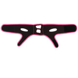 Maxbell Elastic Face Chin Shaper Strap Belt V Line Facial Neck Lifting Tool Pink