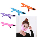 Maxbell Elastic Face Chin Shaper Strap Belt V Line Facial Neck Lifting Tool Pink