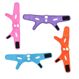 Maxbell Elastic Face Chin Shaper Strap Belt V Line Facial Neck Lifting Tool Pink