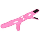 Maxbell Elastic Face Chin Shaper Strap Belt V Line Facial Neck Lifting Tool Pink