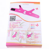 Maxbell Elastic Face Chin Shaper Strap Belt V Line Facial Neck Lifting Tool Pink
