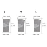 Maxbell 1Pair Bamboo Fabric Knee Compression Sleeves Elastic Knee Support Braces M