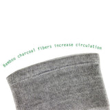 Maxbell 1Pair Bamboo Fabric Knee Compression Sleeves Elastic Knee Support Braces L