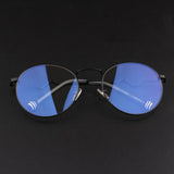 Max Women Girls Fashion Stainless Steel Glasses Eyewears Frame Black