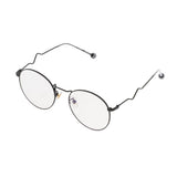 Max Women Girls Fashion Stainless Steel Glasses Eyewears Frame Black
