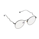 Max Women Girls Fashion Stainless Steel Glasses Eyewears Frame Black