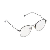 Max Women Girls Fashion Stainless Steel Glasses Eyewears Frame Black