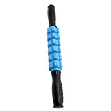 Max 6 Wheel Muscle Roller Massage Stick With Massage Point For Body Relax Blue