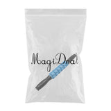 Max 6 Wheel Muscle Roller Massage Stick With Massage Point For Body Relax Blue