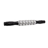 Max 6 Wheel Muscle Roller Massage Stick With Massage Point For Body Relax Gray